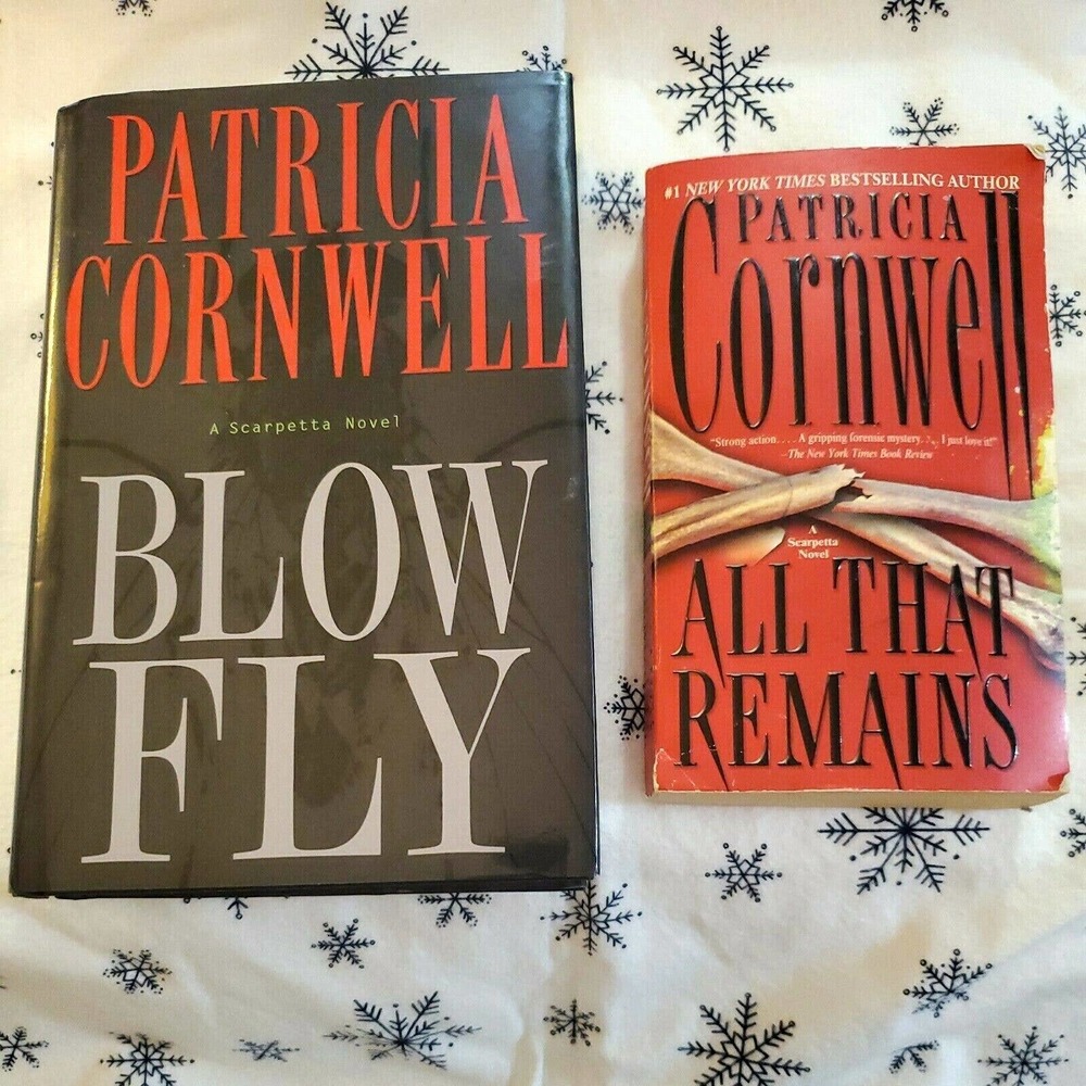 Set of 2 Kay Scarpetta Books, Blow Fly, All That Remains by Patricia Cornwell